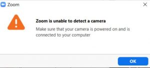 √ Solusi Zoom Is Unable To Detect Camera | SolusiSip.com