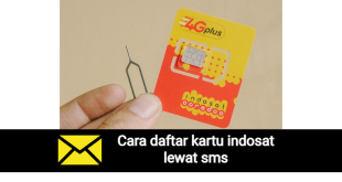 Cara daftar kartu indosat lewat sms