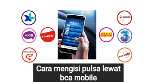 Cara mengisi pulsa lewat bca mobile