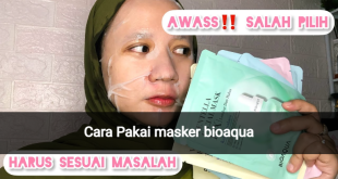 cara pakai masker bioaqua