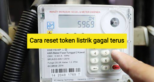 cara reset token listrik gagal terus