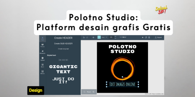 Polotno Studio platform desain grafis