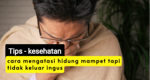 cara mengatasi hidung mampet tapi tidak keluar ingus