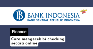 cara mengecek bi checking kita