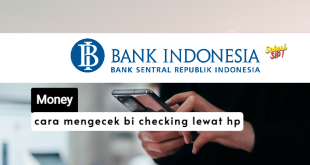 cara mengecek bi checking lewat hp