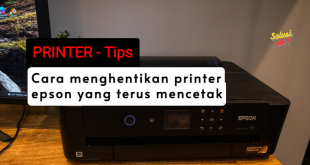 cara menghentikan printer epson yang terus mencetak