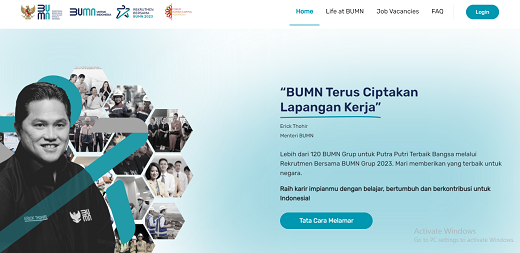 Pengumuman Hasil Tes Online Rekrutmen Bersama BUMN 2023