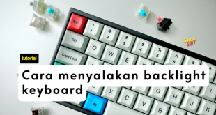 cara menyalakan backlight keyboard