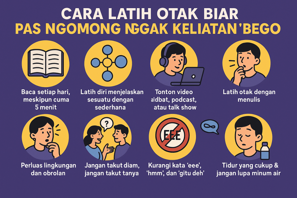Cara Latih Otak Biar Pas Ngomong Lancar
